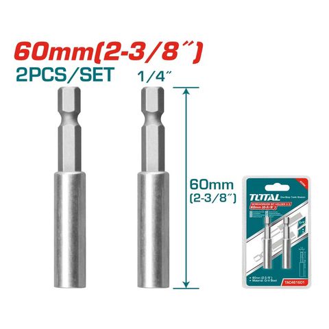 Bộ 2 Mũi Gắn Vít TOTAL TAC461601 - Dụng Cụ Tiện Ích Thép CR-V Chất Lượng Cao, Bảo Hành Theo Quy Định