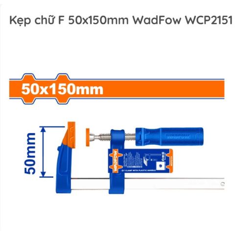Kẹp gỗ chử F loại 150mm WADFOW WCP2151