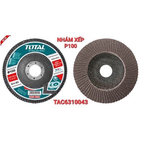 Nhám xếp 1tấc độ nhám 100 TOTAL TAC6310043