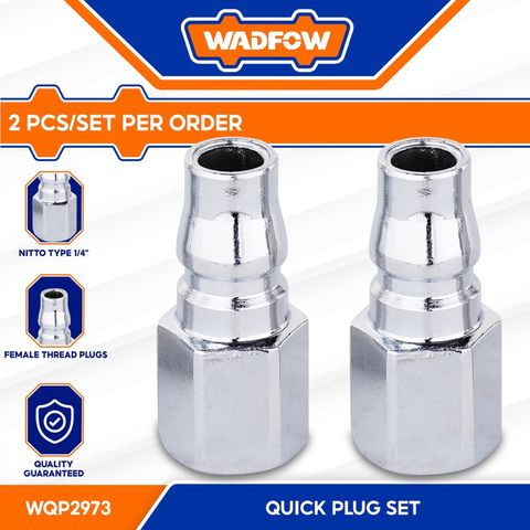 Bộ 2 đầu nối ống hơi nhanh (ren trong) WADFOW WQP2973