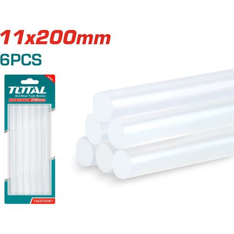 Keo Nến Tổng Hợp TOTAL TACGT2061 - 20cm, Đường Kính 11.2mm, Hộp 6 Cái, Dụng Cụ Tiện Ích Chất Lượng Cao