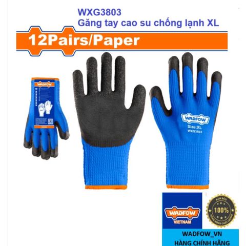 (at9) WXG3803 Găng tay cao su dùng cho môi trường đông lạnh WADFOW