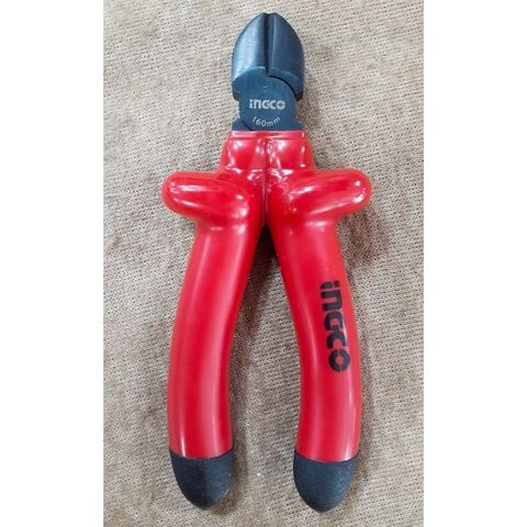 Kìm cắt cách điện INGCO HIDCP01160 6 inch/150 mm - Dụng cụ sửa chữa chuyên nghiệp, cách điện 1000V, tiện lợi cho thợ điện