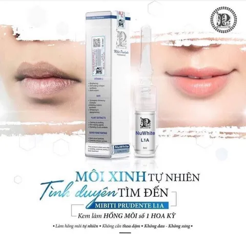 Kem Hỗ Trợ Giảm Thâm Môi Nuwhite Biowhite L1A Mibiti Prudente (C/5ml)