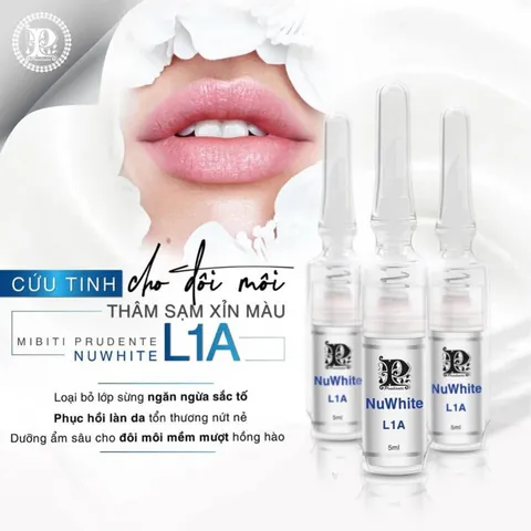 Kem Hỗ Trợ Giảm Thâm Môi Nuwhite Biowhite L1A Mibiti Prudente (C/5ml)