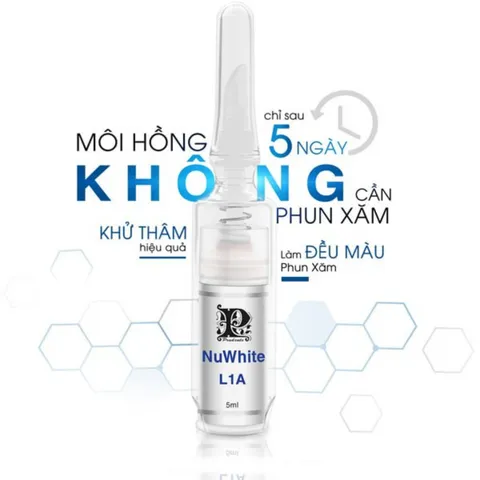 Kem Hỗ Trợ Giảm Thâm Môi Nuwhite Biowhite L1A Mibiti Prudente (C/5ml)