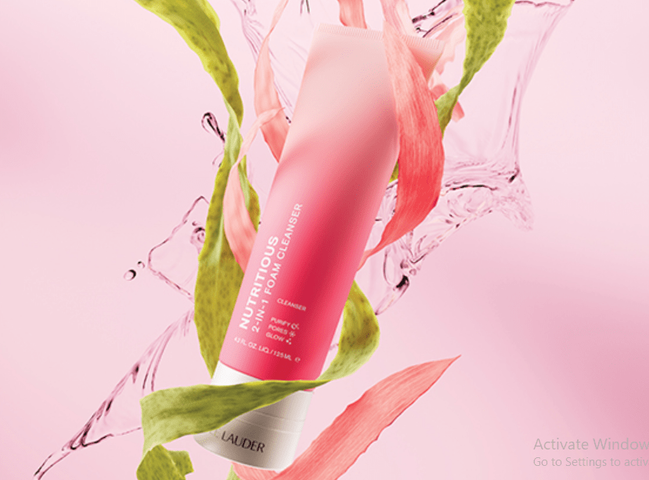 Sữa Rửa Mặt Estee Lauder Nutritious Foam Cleanser 125ml - Chiết Xuất Lựu Dưỡng Ẩm Và Làm Sạch Da Mềm Mại, Sáng Khỏe