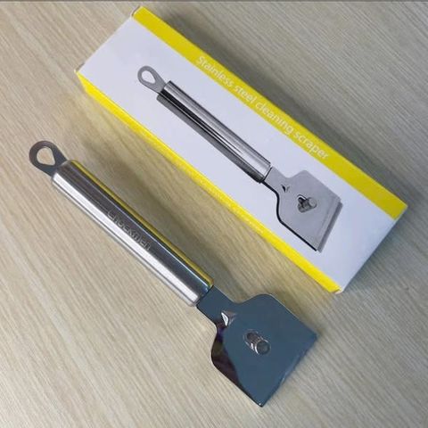 Dụng Cụ Cạo Bếp Từ Inox Chockmen - Dễ Dàng Vệ Sinh, Chống Trầy Xước, Giúp Bếp Luôn Sáng Bóng, Chất Liệu An Toàn và Bền Bỉ