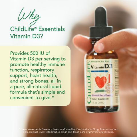 Vitamin D3 Childlife 0M Mỹ 29.6ml - Dưỡng Chất Cần Thiết Cho Trẻ Nhỏ, Hỗ Trợ Hệ Miễn Dịch Và Phát Triển Xương Khỏe Mạnh