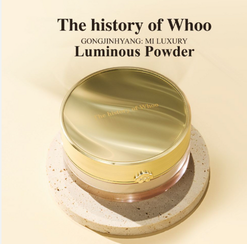 Phấn Phủ Dạng Bột The History of Whoo 28g - Phấn Trang Điểm Cao Cấp Luminous, Giữ Lớp Trang Điểm Lâu Dài, Phù Hợp Mọi Loại Da