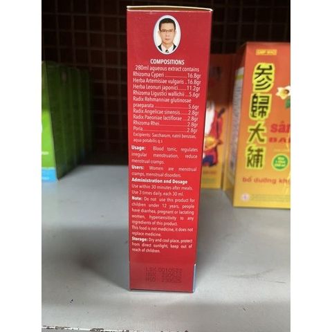 Song Phụng ĐKinh Bình Đông 280ML - Thực Phẩm Chức Năng Hỗ Trợ Điều Kinh, Bổ Huyết Cho Phụ Nữ, Giảm Đau Bụng Kinh Nguyệt