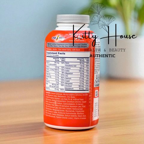 Viên uống bổ sung Vitamin tổng hợp One A Day cho phụ nữ trên 50 tuổi - Hỗ trợ sức khỏe và sắc đẹp 300 viên