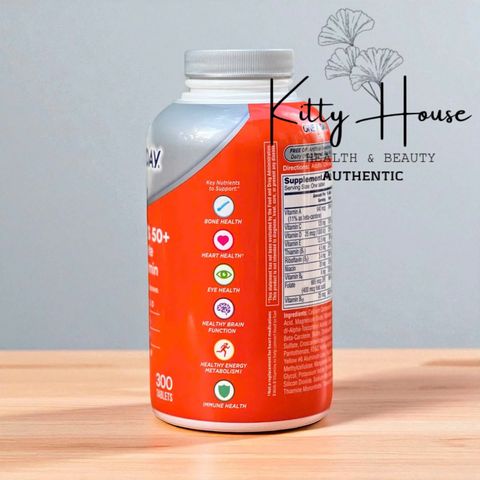 Viên uống bổ sung Vitamin tổng hợp One A Day cho phụ nữ trên 50 tuổi - Hỗ trợ sức khỏe và sắc đẹp 300 viên