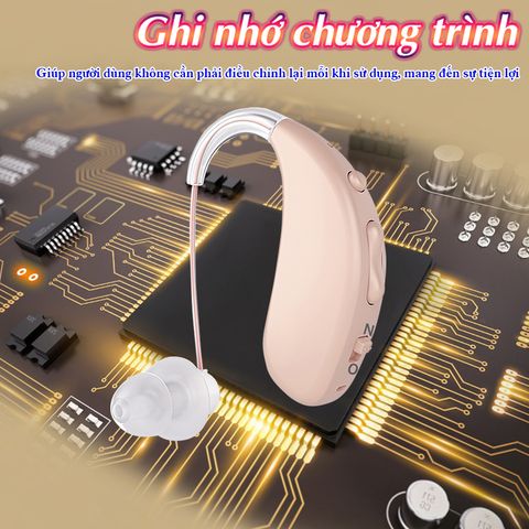 Máy trợ thính không dây Axon A-308D - Pin sạc 30 giờ, 3 chế độ nghe, khuếch đại 129dB, loại bỏ tạp âm 32dB cho người già, trẻ em