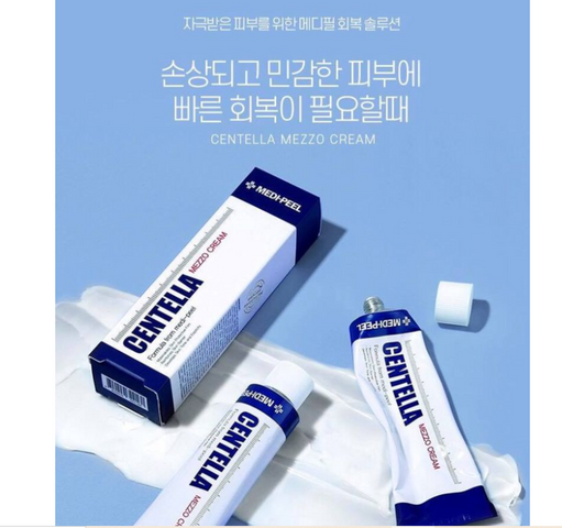 Kem Mụn Rau Má Medi Peel Centella Mezzo Cream 30ml - Phục Hồi Da, Giảm Mụn, Dưỡng ẩm - Mỹ phẩm Chăm sóc Da Xanh Dương