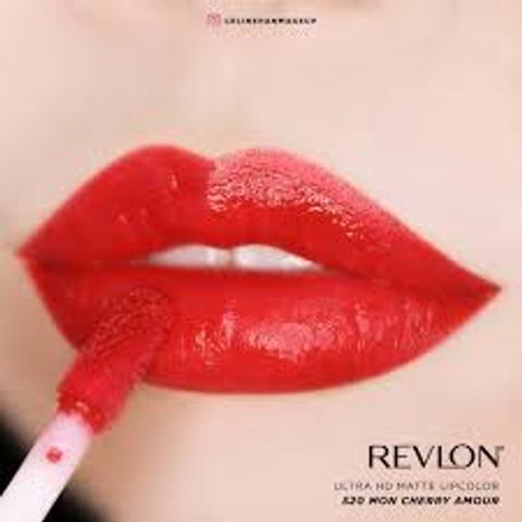Son Kem Lì Revlon Ultra HD Matte Lip Color - Son Môi Lì Dưỡng Ẩm Bền Màu, Nhiều Màu Sắc Tươi Tắn, Mùi Hương Vanilia Quyến Rũ
