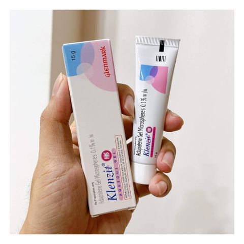 Kem Mụn Ẩn Klenzit Ms Adappalene 0.1% - Gel Giảm Thâm 15G, Hỗ Trợ Làm Sáng Da, Ngăn Ngừa Mụn Tái Phát