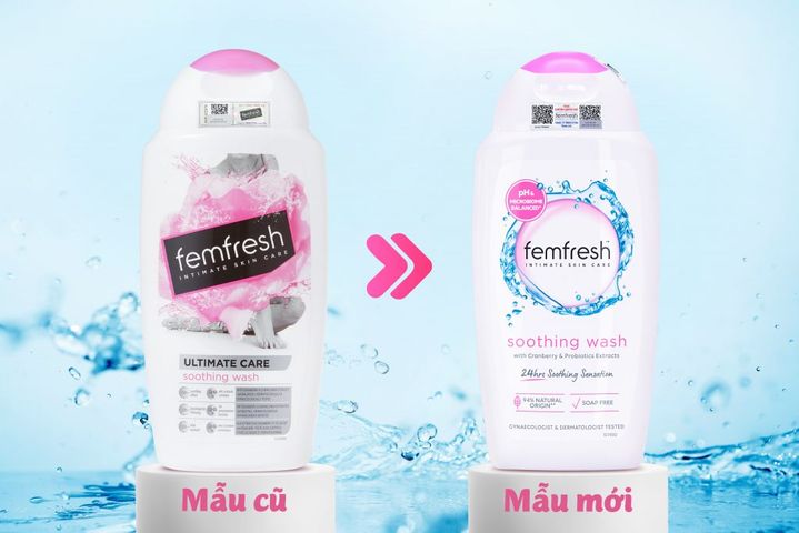 Dung Dịch Vệ Sinh Phụ Nữ Femfresh Intimate Skin Care Soothing Wash, 250ml