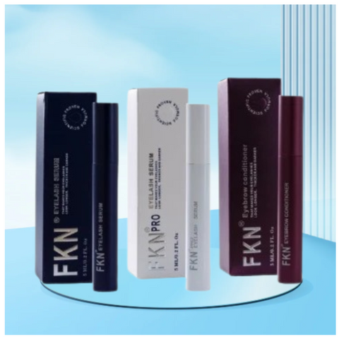 Serum Dưỡng Lông Mi và Lông Mày FKN Pro 5ml - Tăng Cường Tăng Trưởng, Dài Dày Tự Nhiên, Chứa Biotin và Chiết Xuất Thiên Nhiên