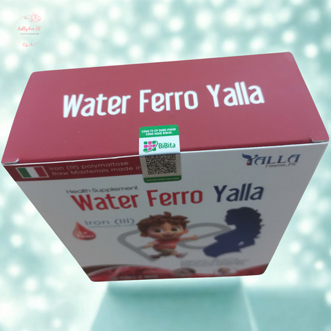 Ater Ferro Yalla - Bổ Sung Sắt & Acid Folic Giúp Tăng Cường Sức Khỏe, Ngăn Ngừa Thiếu Máu, Dạng Nước Dễ Uống