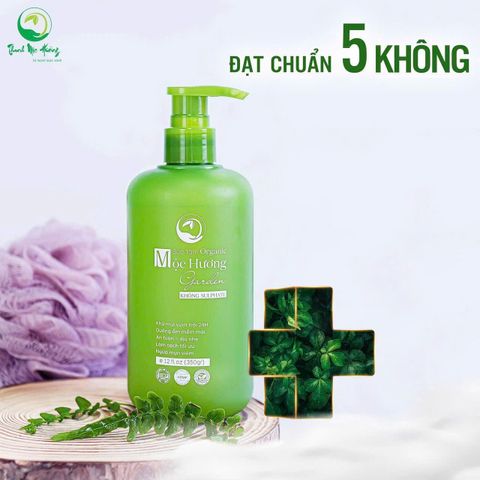 Sữa Tắm Mộc Hương Garden 350ml - Dưỡng Da Mịn Màng, Ngừa Viêm Lỗ Chân Lông, Chiết Xuất Hoa Hồng và Trái Cây Tự Nhiên