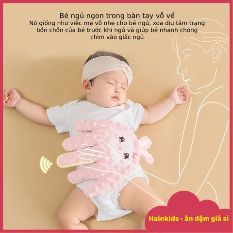 Gối Bàn Tay Vỗ Về Trấn An Giúp Bé Ngủ Ngon, Chống Giật Mình