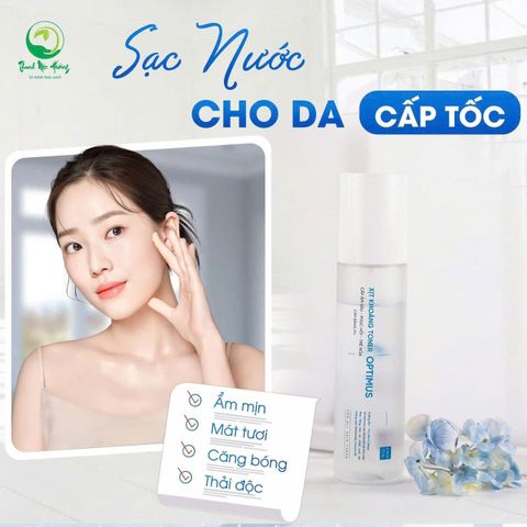 Xịt Khoáng Toner Optimus Thanh Mộc Hương - Dưỡng Ẩm Sâu, Cân Bằng PH Cho Da 250ml - Nước Hoa Hồng Hữu Cơ Việt Nam