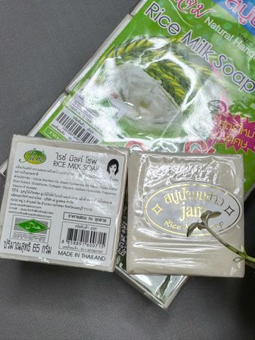 Xà Phòng Gạo Thiên Nhiên - Làm Sạch Da Dịu Nhẹ, Dưỡng ẩm, Phù Hợp Mọi Loại Da, Không Hóa Chất độc hại