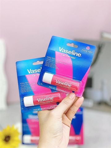 Son Dưỡng Môi Vaseline 4.8g - Dưỡng Ẩm Mềm Mại Chống Nứt Nẻ, Bảo Vệ Môi Khỏi Tác Động Môi Trường, Thương Hiệu Nổi Tiếng Mỹ