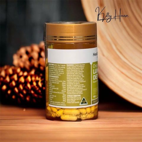 Viên Uống Bổ Phổi Healthy Care Lung Detox 180 Viên - Thải Độc Phổi, Giảm Ho, Ngăn Ngừa Viêm Phổi, Hỗ Trợ Hô Hấp