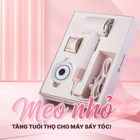 Máy Sấy Tóc Habibullet HHB2599 Princess - Sấy Khô Siêu Tốc, Công Nghệ Ion Âm, Tạo Kiểu Chuyên Nghiệp Tại Nhà