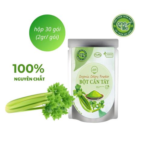 Bột Cần Tây Hòa Tan One Life - Hỗ Trợ Giảm Cân Và Detox Cơ Thể - 100gr Tự Nhiên Hữu Cơ Phù Hợp Lối Sống Xanh