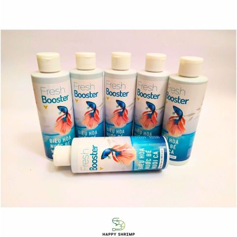 Fresh Booster 200ml - Khử Clo và Kim Loại Nặng, Xử Lý Nước Nhanh Chóng Cho Hồ Cá và Bể Thủy Sinh, An Toàn Cho Cá Tép
