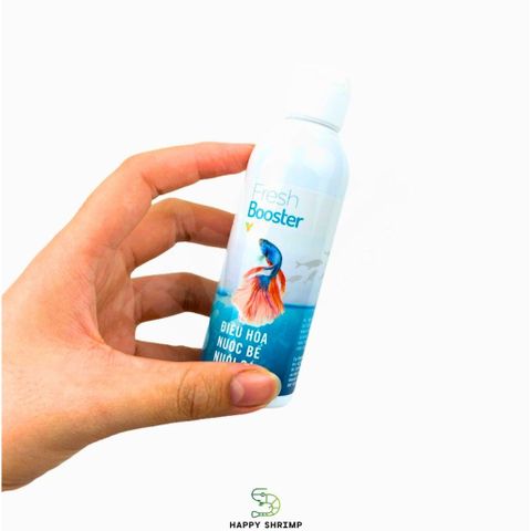 Fresh Booster 200ml - Khử Clo và Kim Loại Nặng, Xử Lý Nước Nhanh Chóng Cho Hồ Cá và Bể Thủy Sinh, An Toàn Cho Cá Tép