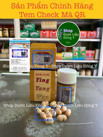Viên Uống Tăng Cân Ying Yang Wan - Dinh Dưỡng Hoàn, Hỗ Trợ Ăn Ngon Ngủ Ngon, Hộp 33 Viên Nhập Khẩu Hồng Kông