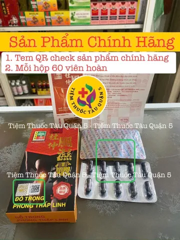 Viên Uống Đỗ Trọng Phong Thấp Linh - Hỗ Trợ Xương Khớp, Giảm Đau Nhức, 60 Viên, Thực Phẩm Chức Năng Chính Hãng