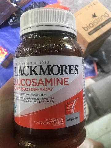 Viên bổ xương khớp Blackmores Glucosamine 1500MG - 180 viên hỗ trợ giảm nhức mỏi, tái tạo sụn khớp, cho người trung niên và vận động viên.