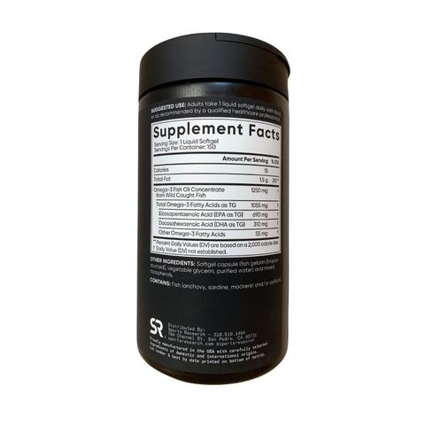 Viên Uống Omega 3 Triple Strength Sports Research - Hỗ Trợ Sức Khỏe Tim Mạch, Chất Lượng, Hộp 60 Viên Nâng Cao Sức Khỏe