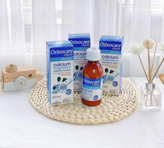 Canxi nước Osteocare 200ml cho trẻ từ 3 tuổi - Dinh dưỡng hỗ trợ phát triển xương và chiều cao hiệu quả