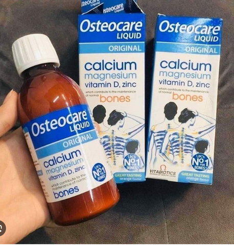 Canxi nước Osteocare 200ml cho trẻ từ 3 tuổi - Dinh dưỡng hỗ trợ phát triển xương và chiều cao hiệu quả