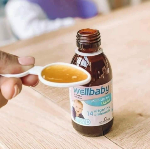 Siro bổ sung Vitamin Wellbaby 14 Vitamin Minerals - 150ml