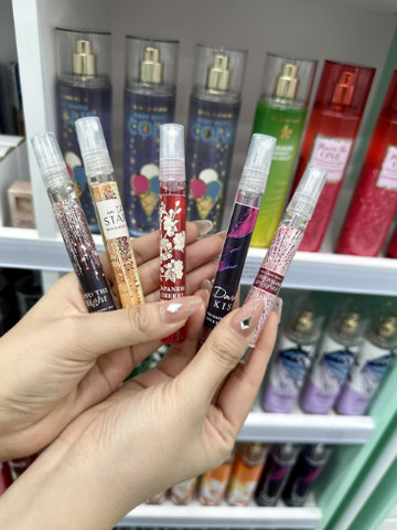 Sét 5 Chai Xịt Toàn Thân Bath& Body Work ( 10ml)