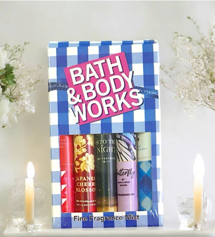 Sét 5 Chai Xịt Toàn Thân Bath& Body Work ( 10ml)