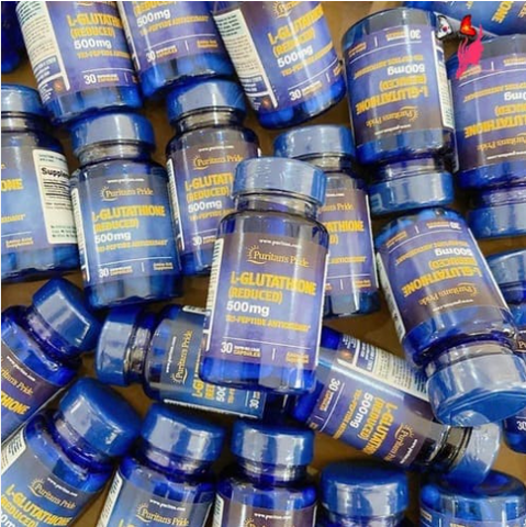 Viên Uống Trắng Da Glutathione Puritan's Pride 500Mg - Tăng Cường Miễn Dịch, Làm Trắng Da Hiệu Quả, Mỹ Phẩm Chất Lượng Cao 30 Viên