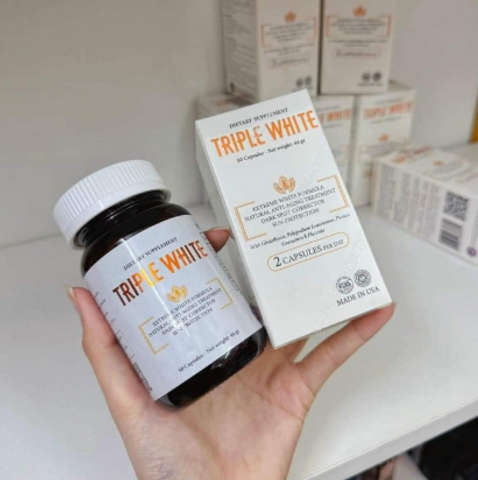 Viên uống trắng da triple white