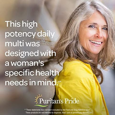 Viên uống Vitamin tổng hợp cho phụ nữ One Daily Puritan’s Pride 100 viên - Bổ sung Vitamin và khoáng chất thiết yếu hàng ngày