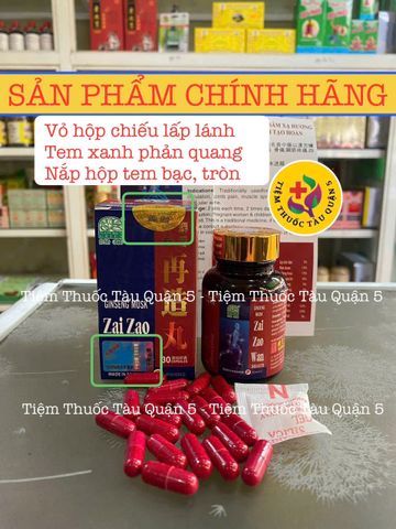 Nhân Sâm Xạ Hương Tái Tạo Hoàn Zai Zao Wan - Hỗ Trợ Giảm Đau Khớp, Tái Tạo Sụn Cho Người Viêm Khớp - Hộp 30 Viên