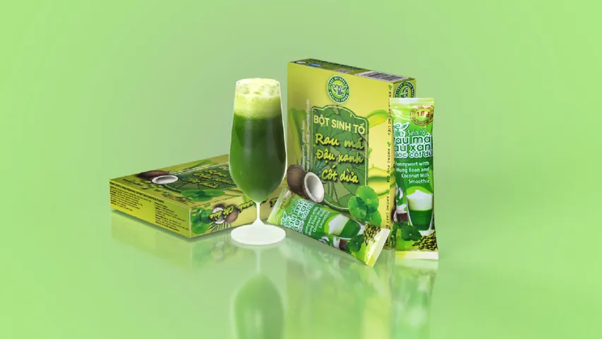 Bột Sinh Tố Rau Má Đậu Xanh Nước Dừa One Life - Giải Pháp Detox, Thanh Nhiệt Lành Mạnh, Hỗ Trợ Giảm Cân Tiện Lợi 108gr