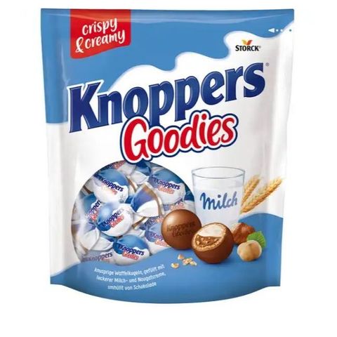 Sô Cô La Knoppers 180gr - Hàng Đức, Bánh Giòn Với Sữa, Hạt Phỉ & Kem Nougat - Món Ngon Thú Vị Cho Người Yêu Thích Ẩm Thực Đức
