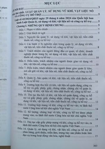 Luật Quản lý và Sử dụng Vũ khí, Vật liệu Nổ - Hướng dẫn Chi tiết & Quy định Thi hành từ Nhà xuất bản Hồng Đức